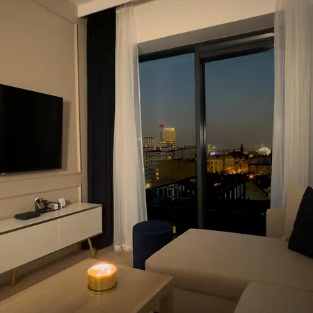 Urban Global Premium - 8th Floor No 16 - Air Condition - Free Garage Katovice